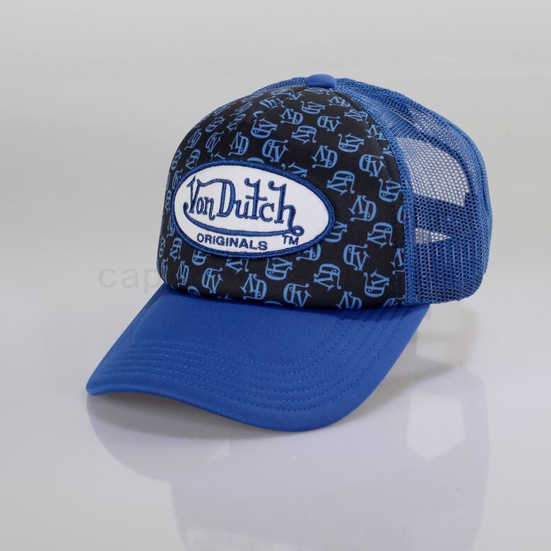(image for) Von Dutch Originals -Trucker Tampa Cap, black/blue F0817888-01565 2023 Onlineshop